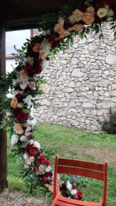 arche fleurs mariage
